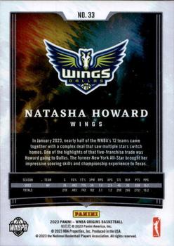 2023 Panini Origins WNBA - Gold #33 Natasha Howard Back