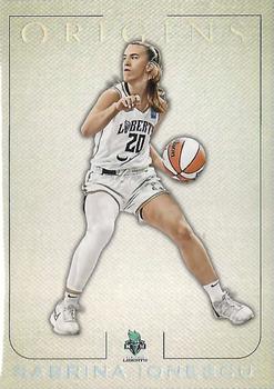 2023 Panini Origins WNBA - Blank Slate #1 Sabrina Ionescu Front