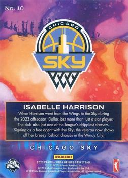 2023 Panini Origins WNBA - Drip #10 Isabelle Harrison Back