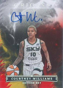 2023 Panini Origins WNBA - Origins Autographs Red #OA-CWL Courtney Williams Front