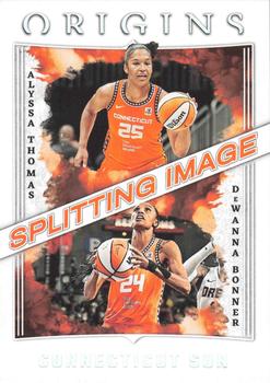 2023 Panini Origins WNBA - Splitting Image #6 Alyssa Thomas / DeWanna Bonner Front