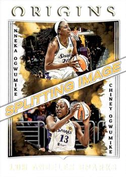 2023 Panini Origins WNBA - Splitting Image #11 Chiney Ogwumike / Nneka Ogwumike Front