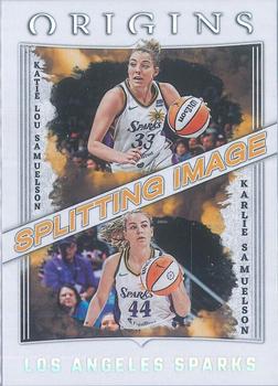 2023 Panini Origins WNBA - Splitting Image #13 Karlie Samuelson / Katie Lou Samuelson Front