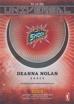 2023 Panini Origins WNBA - Universal Autographs #UA-DNL Deanna Nolan Back
