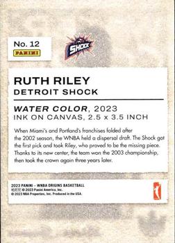 2023 Panini Origins WNBA - Water Color #12 Ruth Riley Back