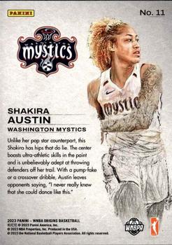 2023 Panini Origins WNBA - Works in Progress #11 Shakira Austin Back
