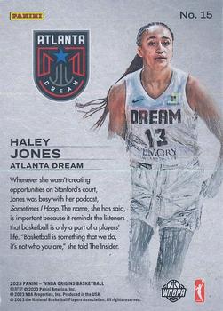 2023 Panini Origins WNBA - Works in Progress #15 Haley Jones Back
