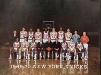 1969-70 Bill Gallo New York Knicks #NNO New York Knicks Front