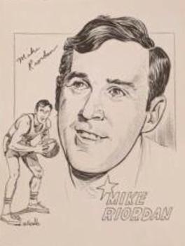 1969-70 Bill Gallo New York Knicks #NNO Mike Riordan Front