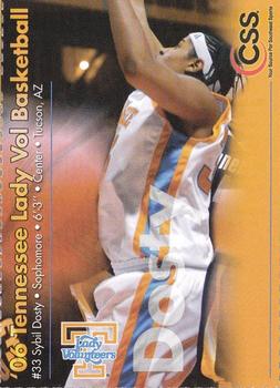 2005-06 Tennessee Lady Volunteers #NNO Sybil Dosty Front