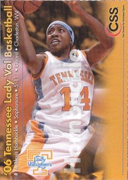 2005-06 Tennessee Lady Volunteers #NNO Alexis Hornbuckle Front