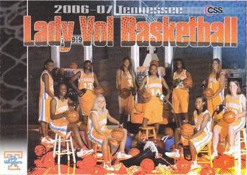 2006-07 Tennessee Lady Volunteers #NNO Roster Front