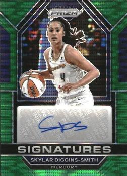 2023 Panini Prizm WNBA - Signatures Green Pulsar #SG-SDS Skylar Diggins-Smith Front