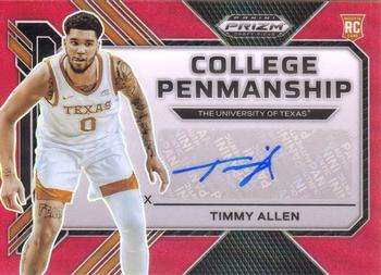 2023 Panini Prizm Draft Picks - College Penmanship Red #CP-TAL Timmy Allen Front