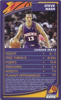 2007 Top Trumps Limited Editions NBA #NNO Steve Nash Front