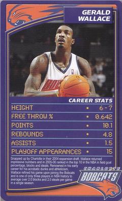 2007 Top Trumps Limited Editions NBA #NNO Gerald Wallace Front