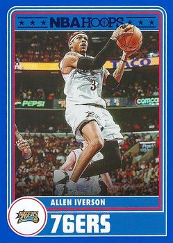 2023-24 Hoops - Blue #296 Allen Iverson Front