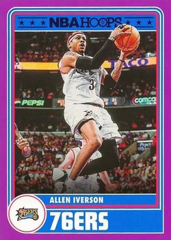 2023-24 Hoops - Purple #296 Allen Iverson Front