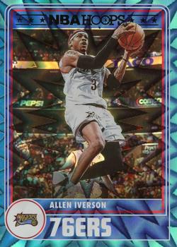 2023-24 Hoops - Teal Explosion #296 Allen Iverson Front