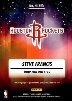 2023-24 Hoops - Hoops Ink #HI-FRN Steve Francis Back
