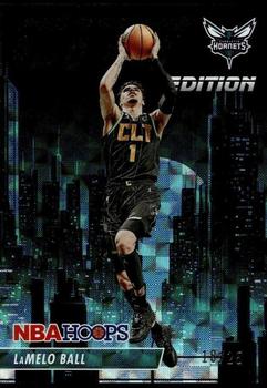 2023-24 Hoops - City Edition Hyper Green #1 LaMelo Ball Front