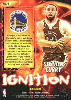 2023-24 Hoops - Ignition #4 Stephen Curry Back