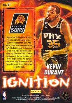 2023-24 Hoops - Ignition #9 Kevin Durant Back