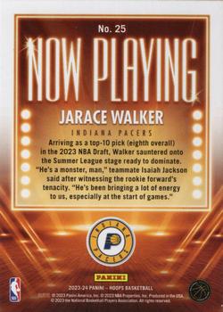 2023-24 Hoops - Now Playing #25 Jarace Walker Back