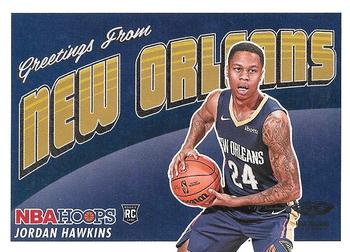 2023-24 Hoops - Rookie Greetings #4 Jordan Hawkins Front