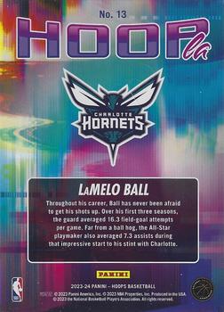 2023-24 Hoops - Hoopla #13 LaMelo Ball Back