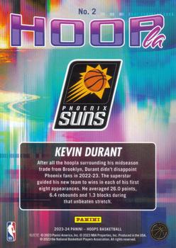 2023-24 Hoops - Hoopla Holo #2 Kevin Durant Back