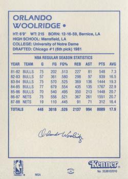 1988 Kenner Starting Lineup Cards - Unreleased Figure Aftermarket #3538102010 Orlando Woolridge Back