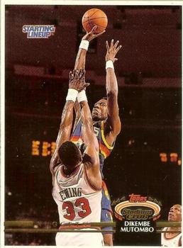 1993 Kenner/Topps Starting Lineup Cards - Proofs #9SL Dikembe Mutombo Front