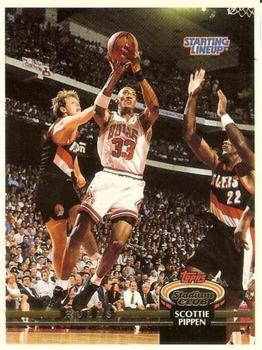 1993 Kenner/Topps Starting Lineup Cards - Proofs #2SL Scottie Pippen Front