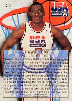 1994 Flair USA - Promos #43 Shawn Kemp Back