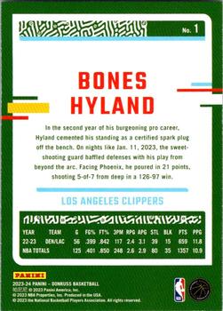 2023-24 Donruss #1 Bones Hyland Back