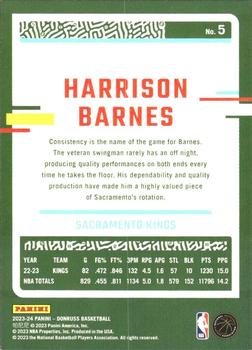 2023-24 Donruss #5 Harrison Barnes Back