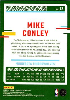2023-24 Donruss #13 Mike Conley Back