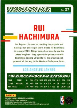 2023-24 Donruss #37 Rui Hachimura Back
