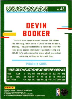 2023-24 Donruss #43 Devin Booker Back