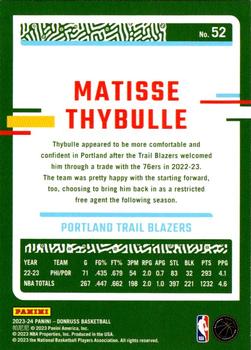 2023-24 Donruss #52 Matisse Thybulle Back