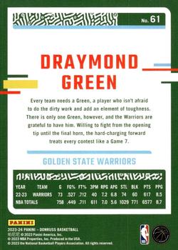 2023-24 Donruss #61 Draymond Green Back