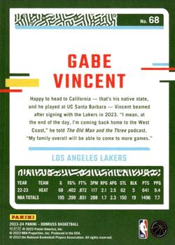 2023-24 Donruss #68 Gabe Vincent Back