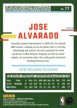 2023-24 Donruss #77 Jose Alvarado Back