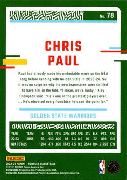 2023-24 Donruss #78 Chris Paul Back