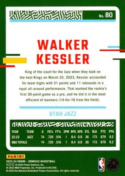 2023-24 Donruss #80 Walker Kessler Back