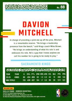 2023-24 Donruss #88 Davion Mitchell Back