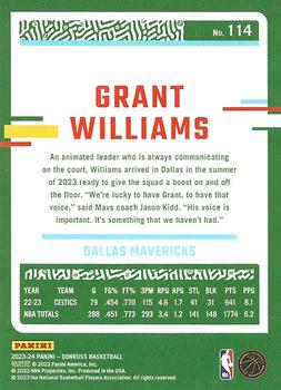 2023-24 Donruss #114 Grant Williams Back