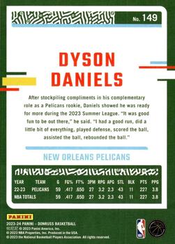 2023-24 Donruss #149 Dyson Daniels Back