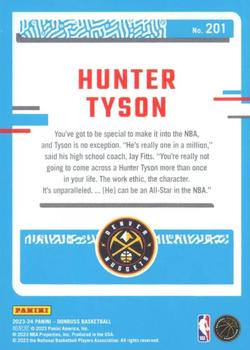 2023-24 Donruss #201 Hunter Tyson Back